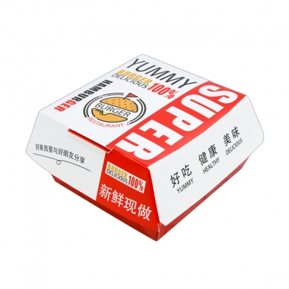 白卡纸汉堡盒定做